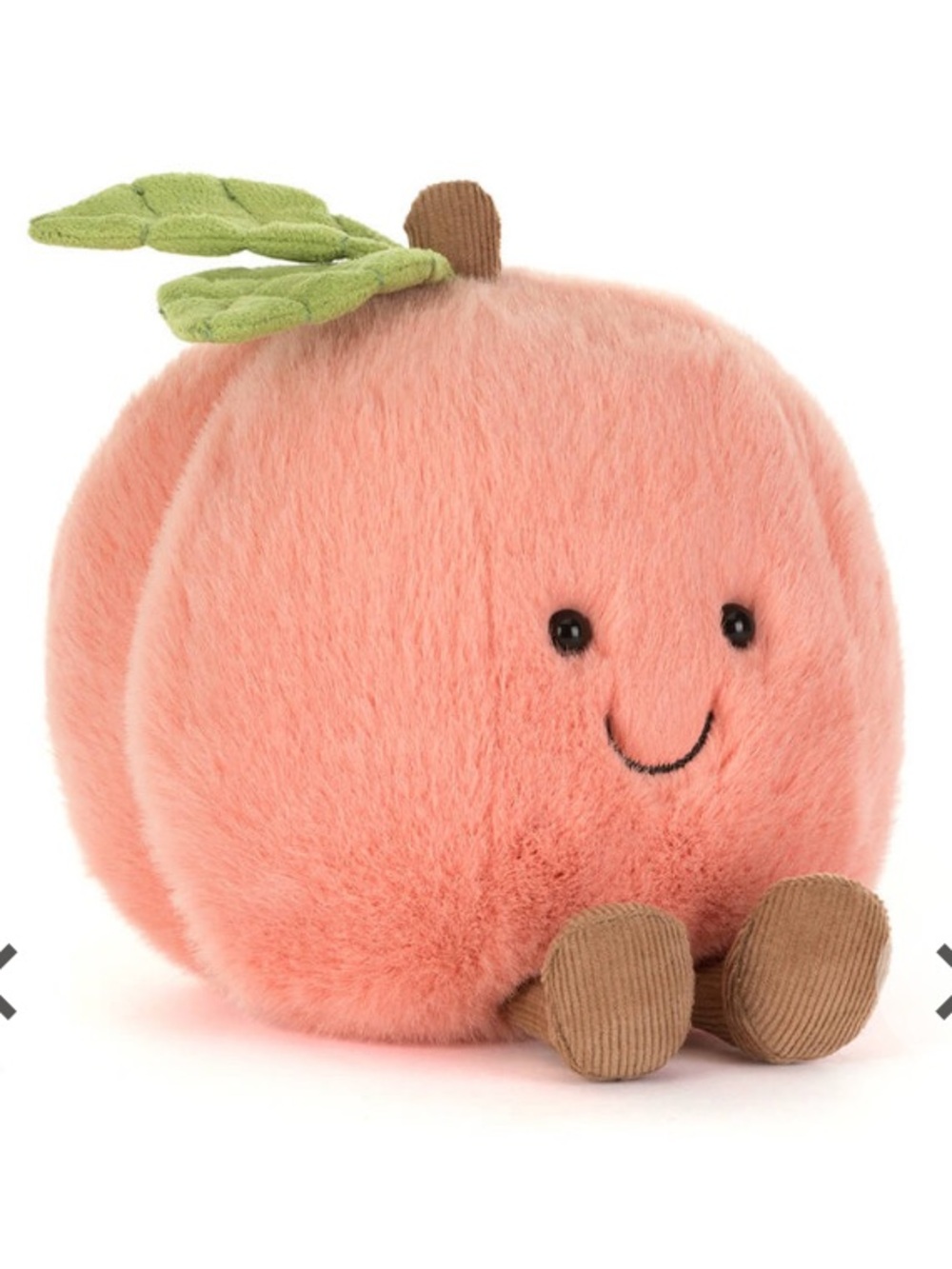 Jellycat Amuseables Peach BNWT In Bag